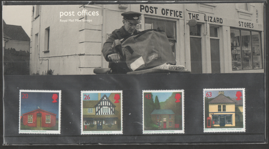 (image for) 1997 Sub-Post Offices Royal Mail Presentation Pack 279 - Click Image to Close